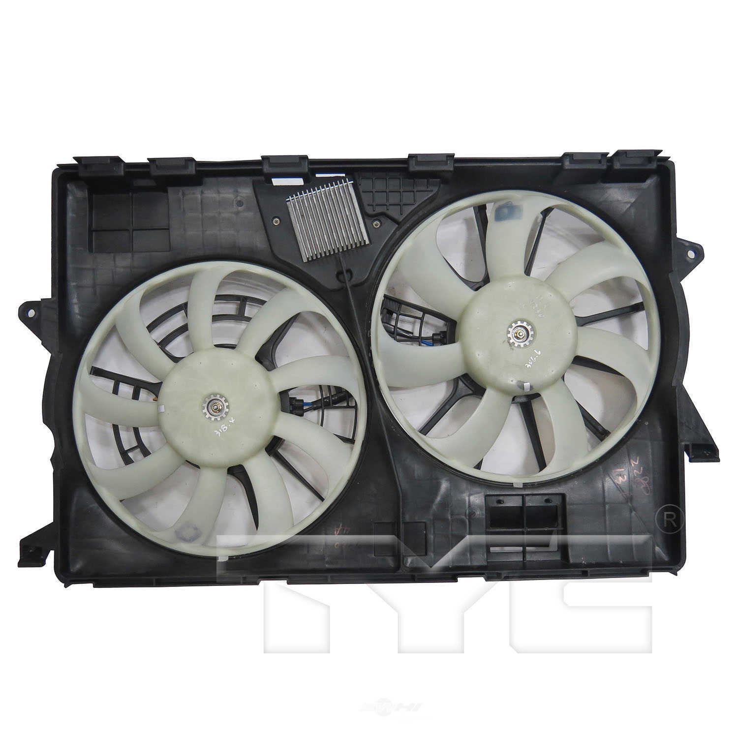 TYC - Dual Radiator And Condenser Fan Assembly - TYC 623850