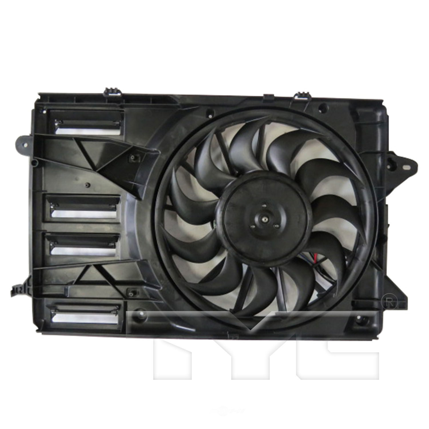 TYC - Dual Radiator And Condenser Fan Assembly - TYC 624090
