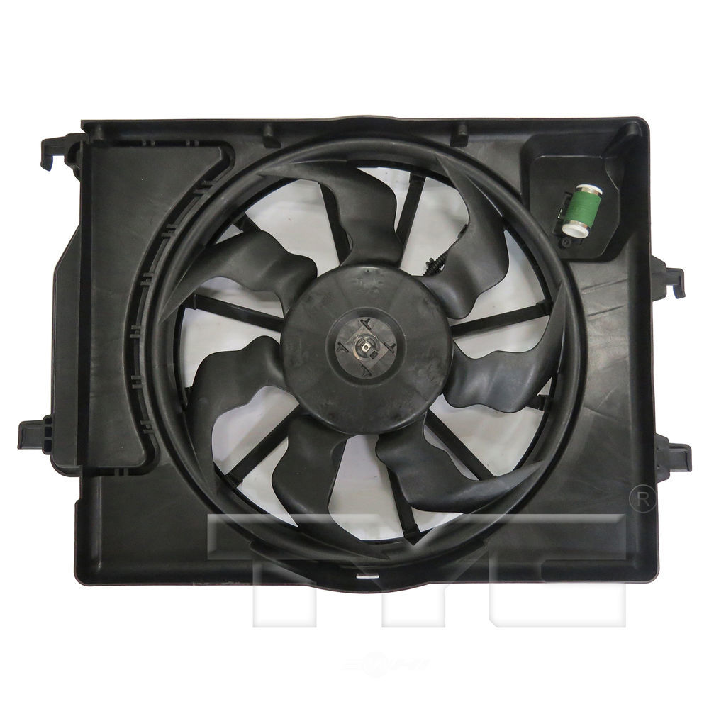 TYC - Dual Radiator And Condenser Fan Assembly - TYC 624330