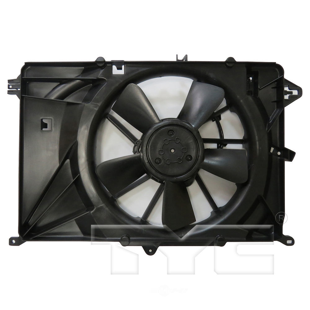 TYC - Dual Radiator And Condenser Fan Assembly - TYC - 624520