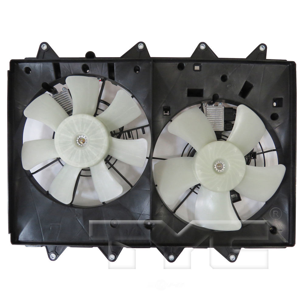 TYC - Dual Radiator And Condenser Fan Assembly - TYC 624670