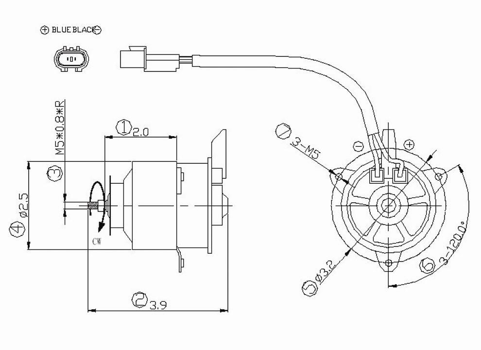 TYC - Engine Cooling Fan Motor - TYC 630810