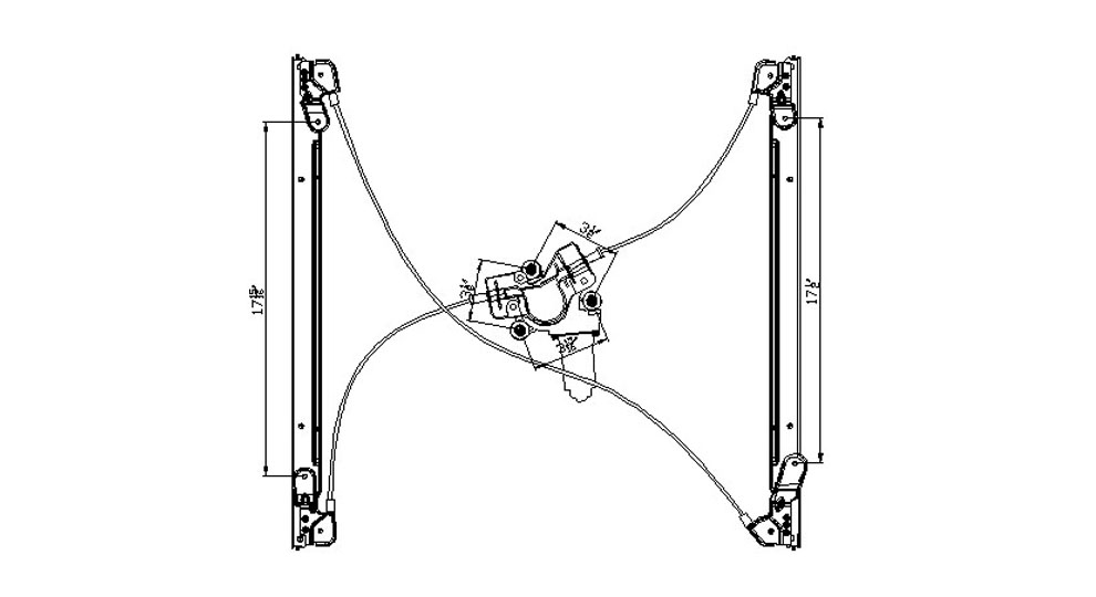 TYC - Power Window Motor And Regulator Assembly - TYC - 660145