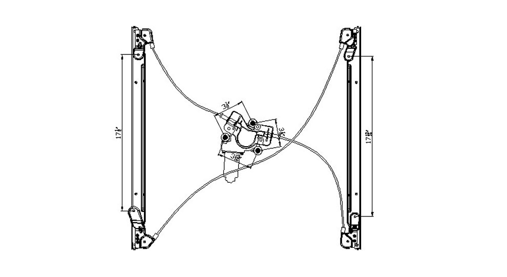 TYC - Power Window Motor And Regulator Assembly - TYC - 660146