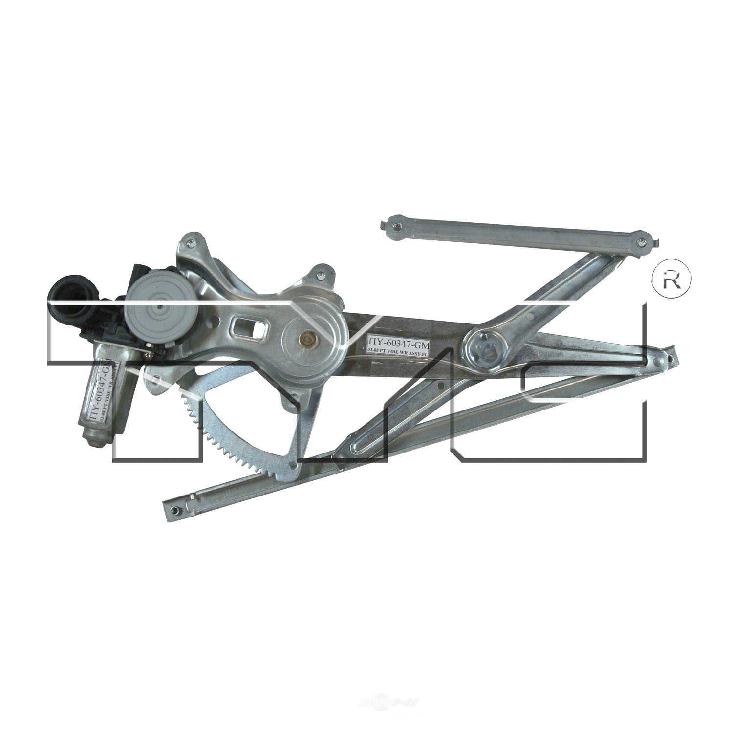 TYC - Power Window Motor And Regulator Assembly - TYC - 660208