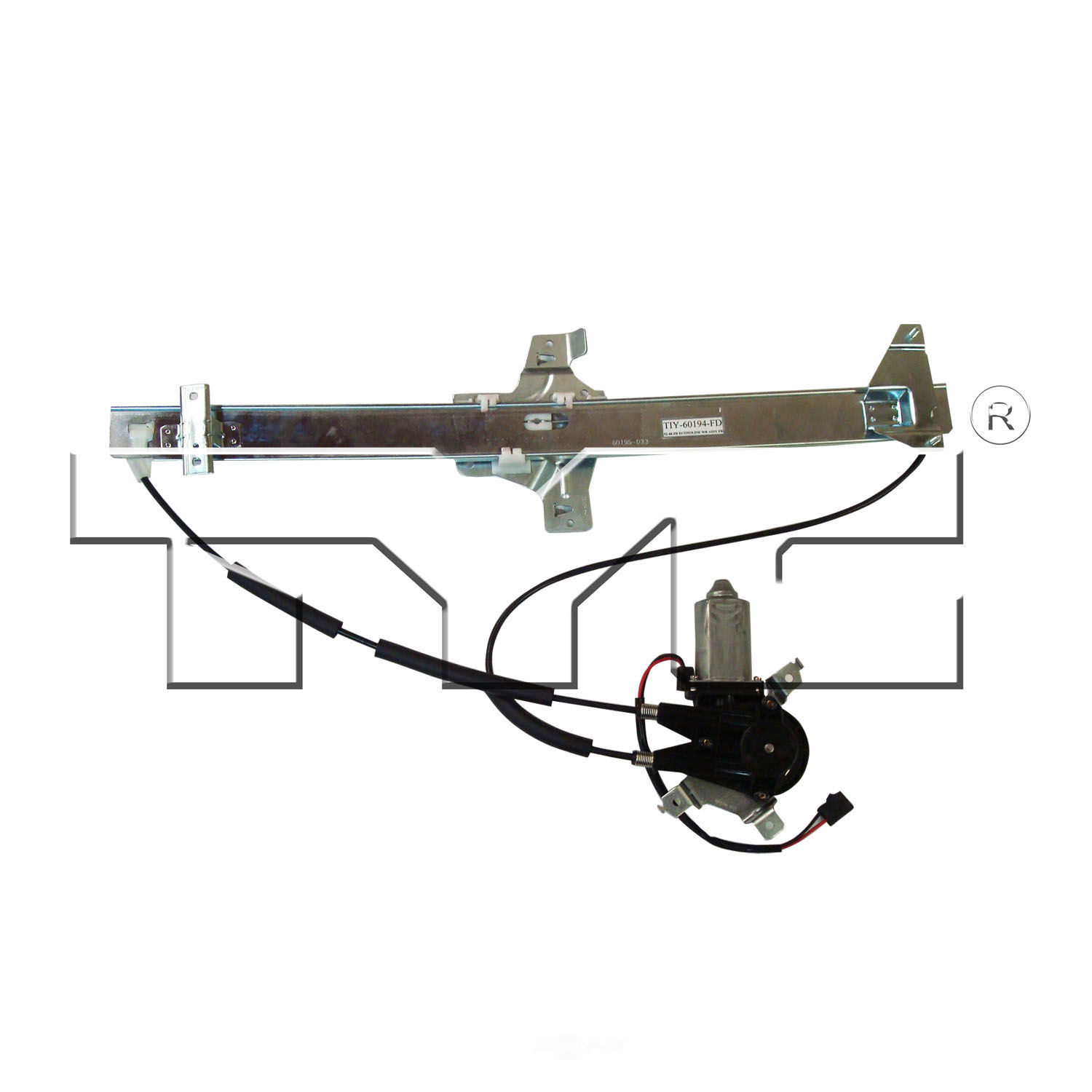 TYC - Power Window Motor And Regulator Assembly (Front Right) - TYC 660233