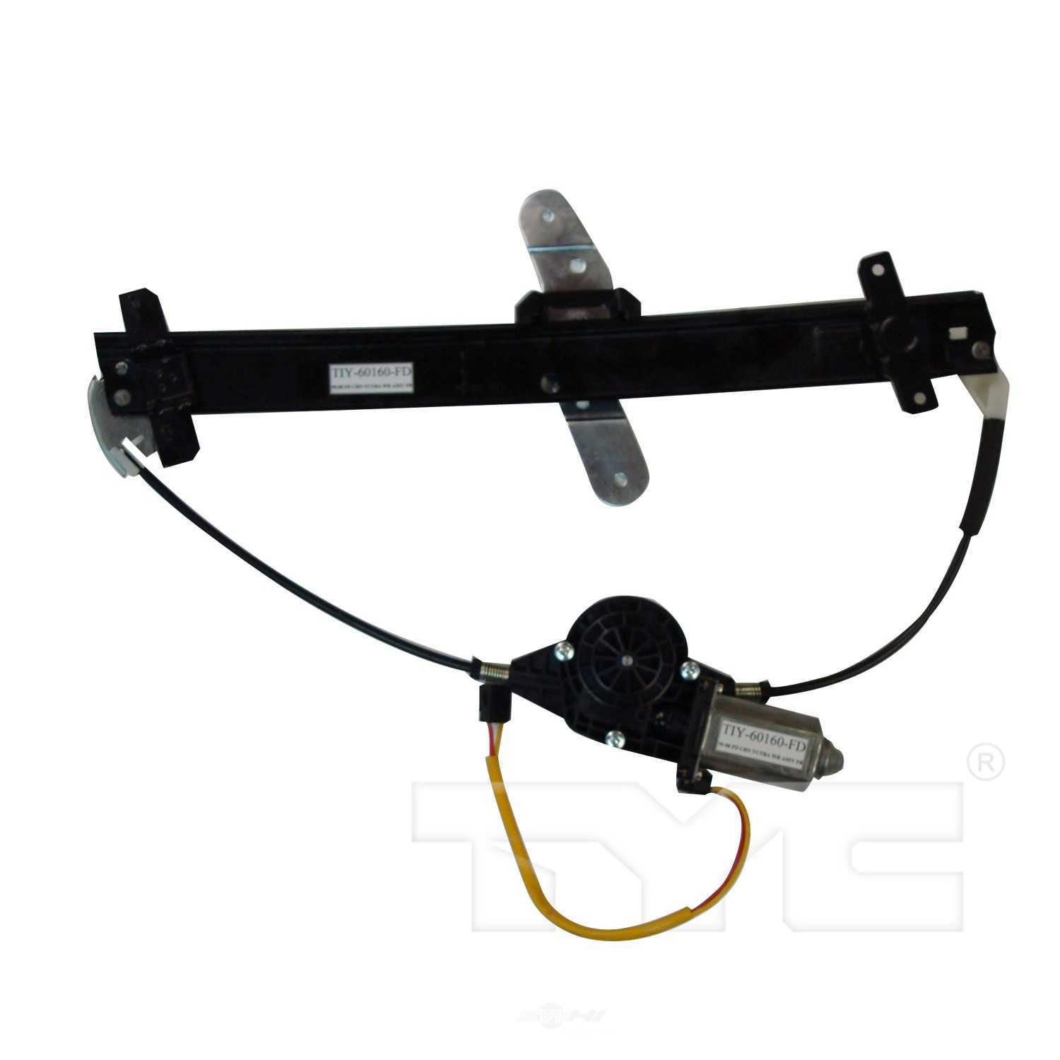 TYC - Power Window Motor And Regulator Assembly - TYC - 660235