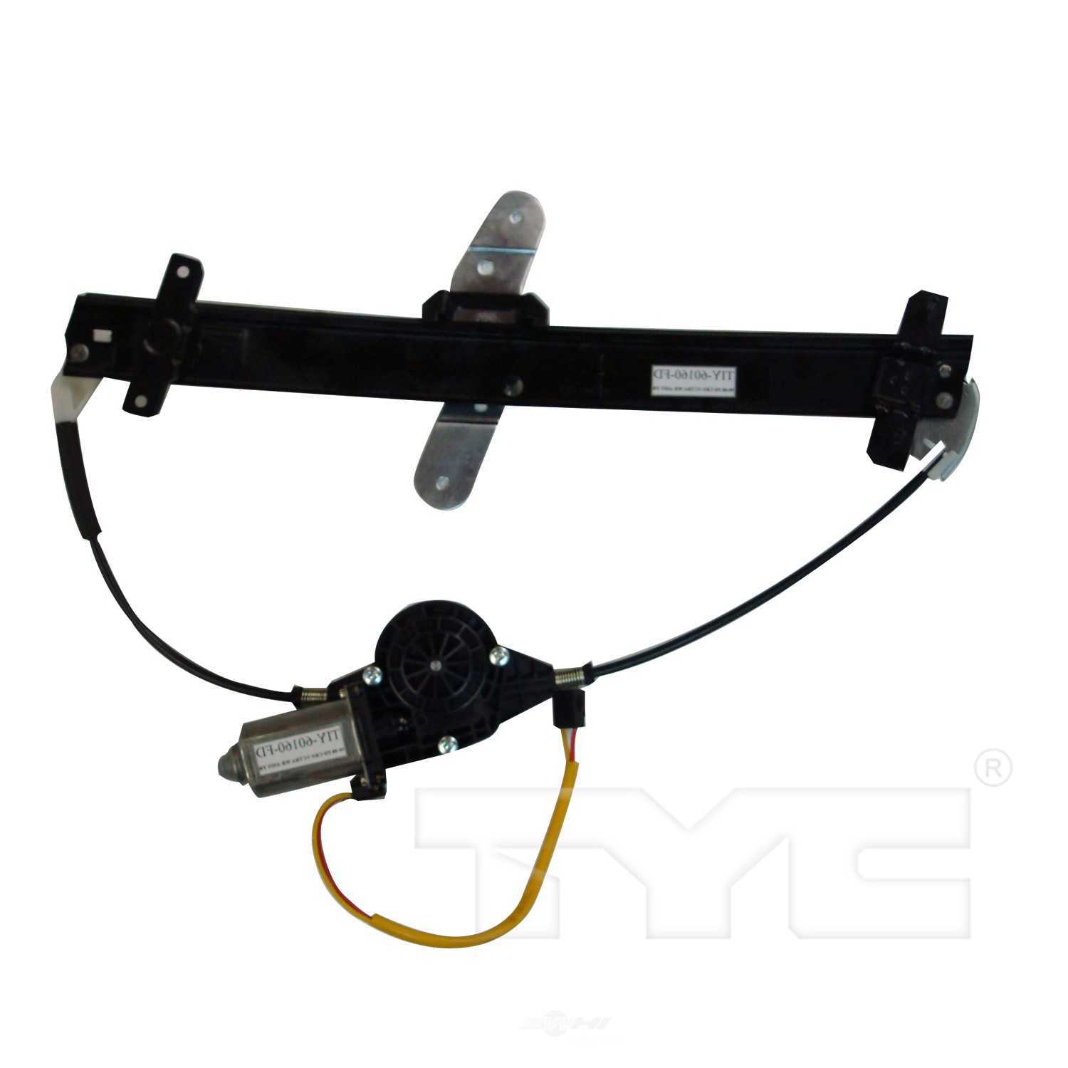 TYC - Power Window Motor And Regulator Assembly - TYC - 660236