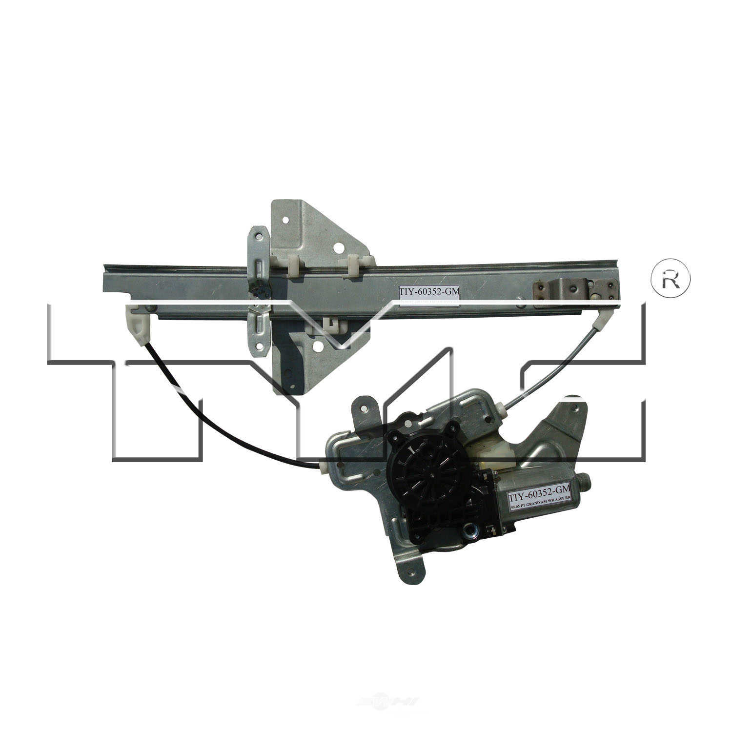 TYC - Power Window Motor And Regulator Assembly - TYC - 660259