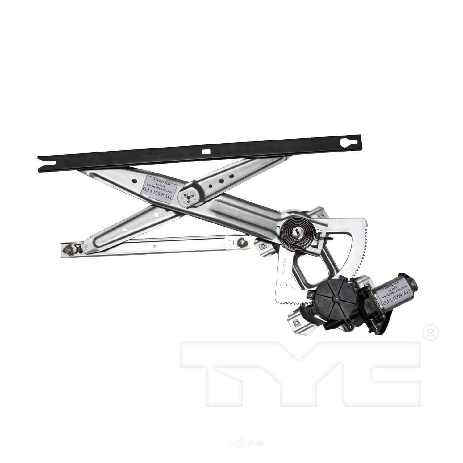 TYC - Power Window Motor And Regulator Assembly - TYC - 660262
