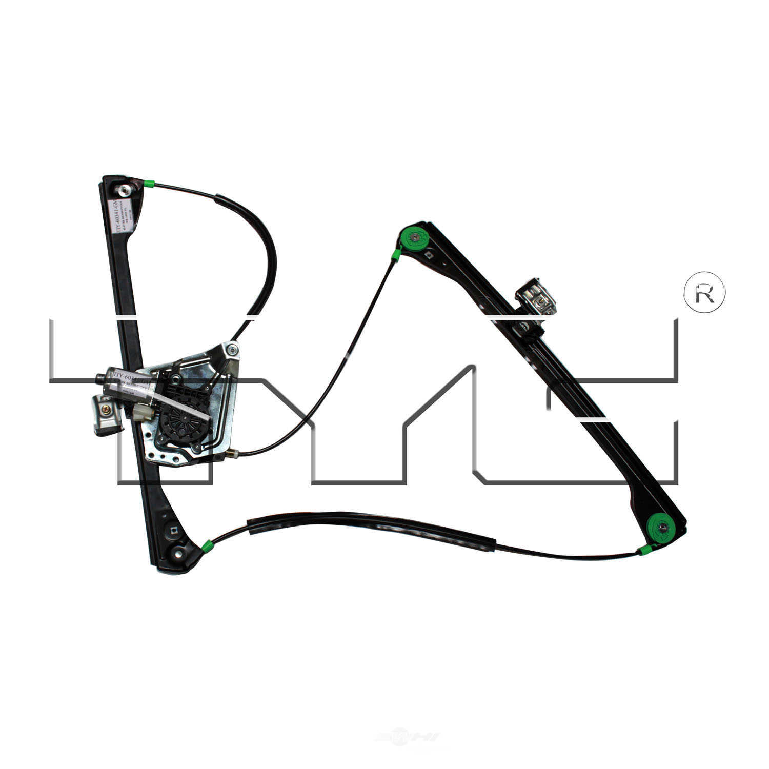 TYC - Power Window Motor And Regulator Assembly - TYC - 660264