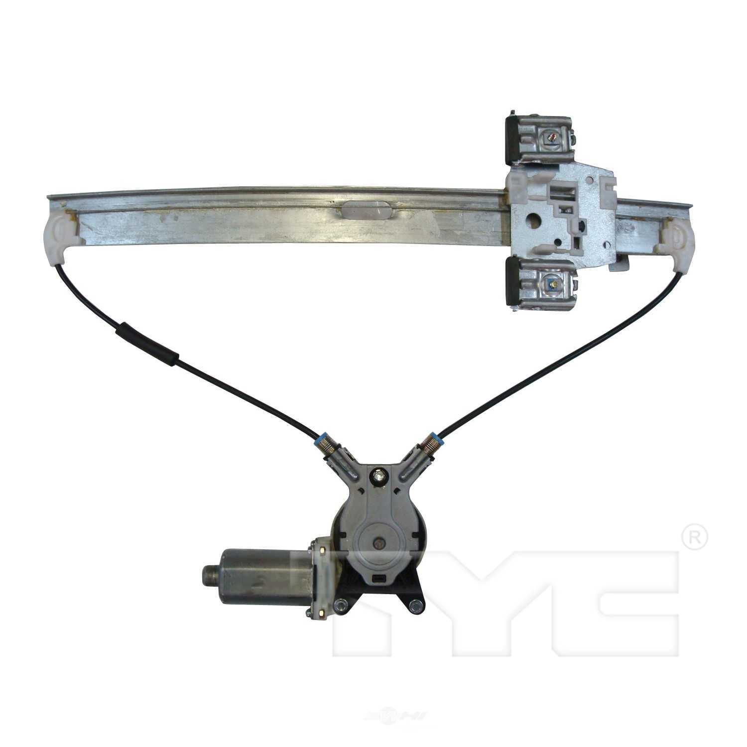 TYC - Power Window Motor And Regulator Assembly - TYC - 660283