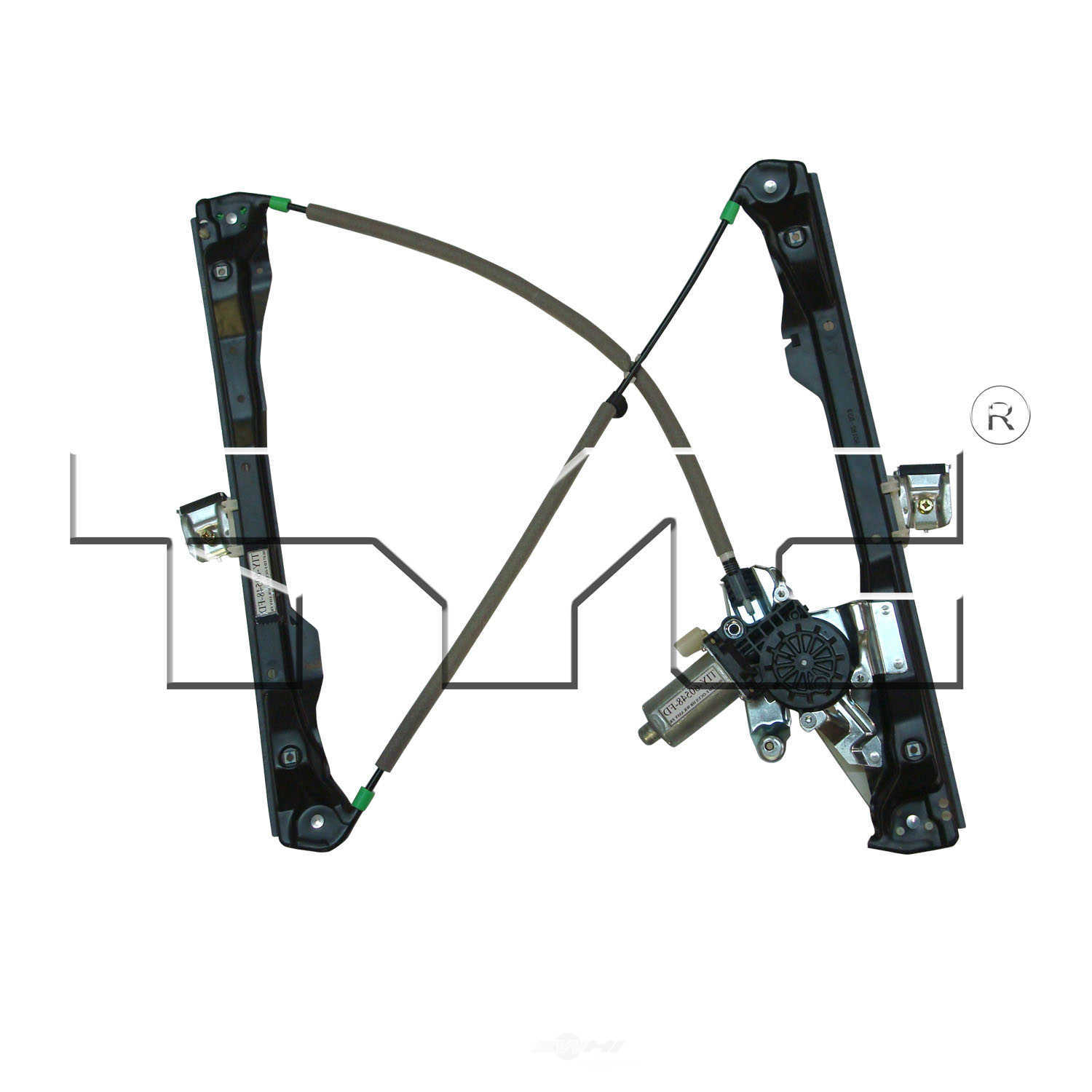 TYC - Power Window Motor And Regulator Assembly - TYC - 660346