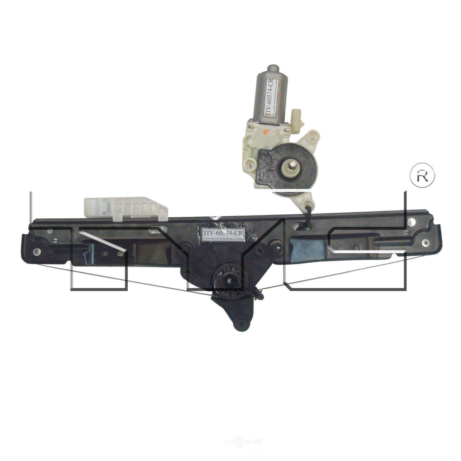 TYC - Power Window Motor And Regulator Assembly - TYC - 660473