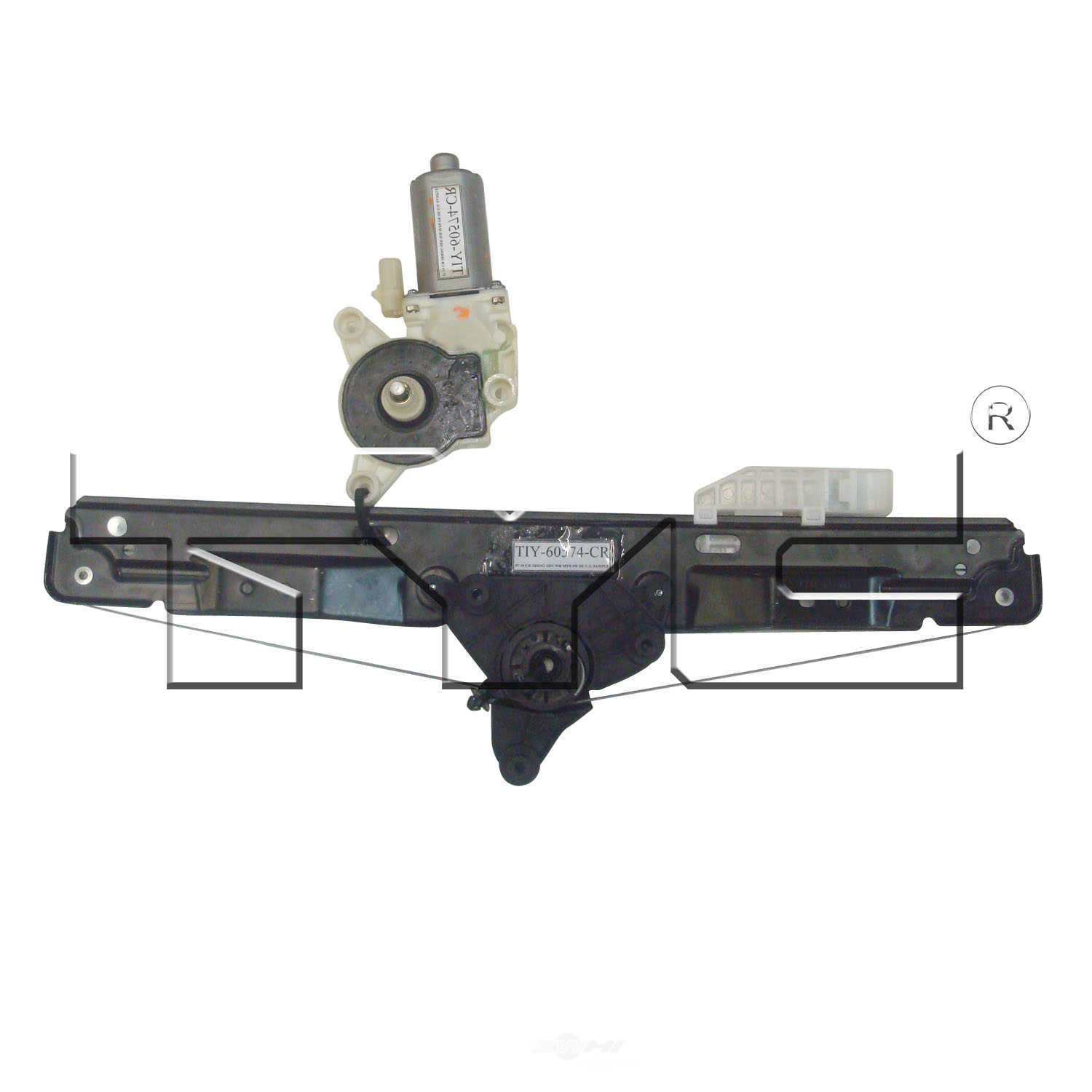 TYC - Power Window Motor And Regulator Assembly - TYC - 660474