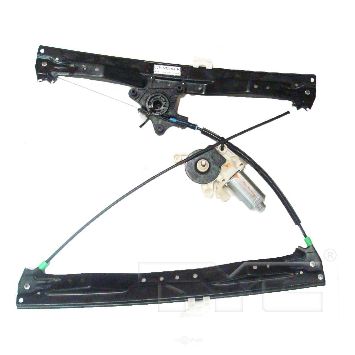TYC - Power Window Motor And Regulator Assembly - TYC - 660478