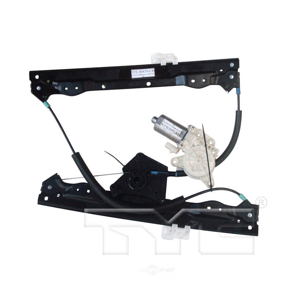 TYC - Power Window Motor And Regulator Assembly - TYC - 660481