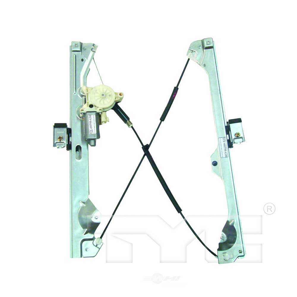 TYC - Power Window Motor And Regulator Assembly - TYC - 660503