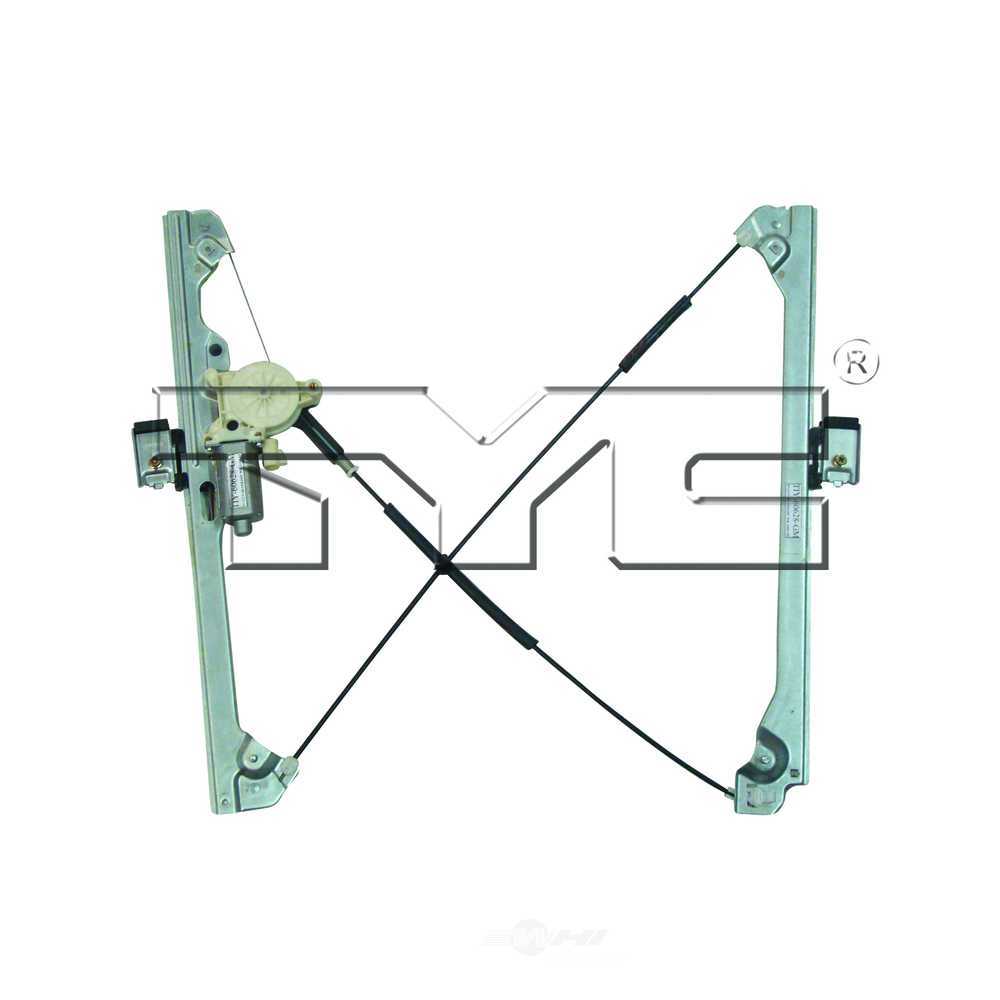 TYC - Power Window Motor And Regulator Assembly - TYC - 660507