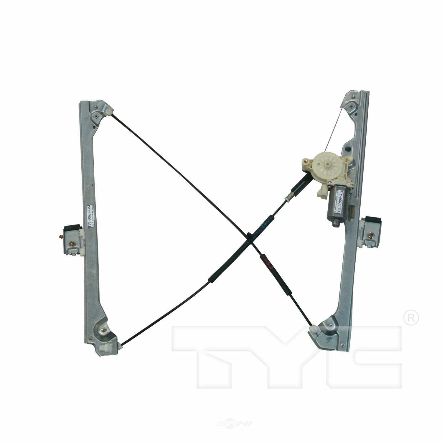 TYC - Power Window Motor And Regulator Assembly - TYC - 660508