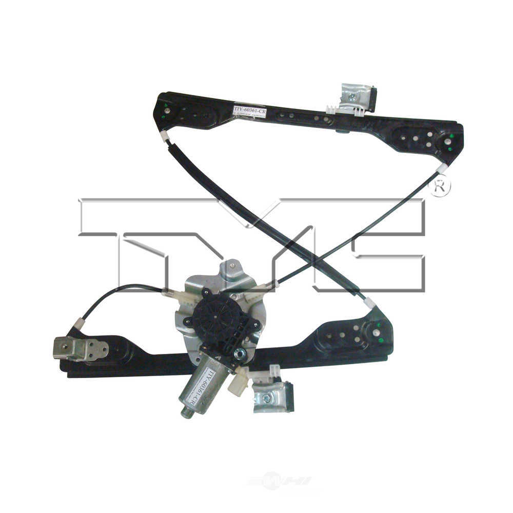 TYC - Power Window Motor And Regulator Assembly - TYC - 660522