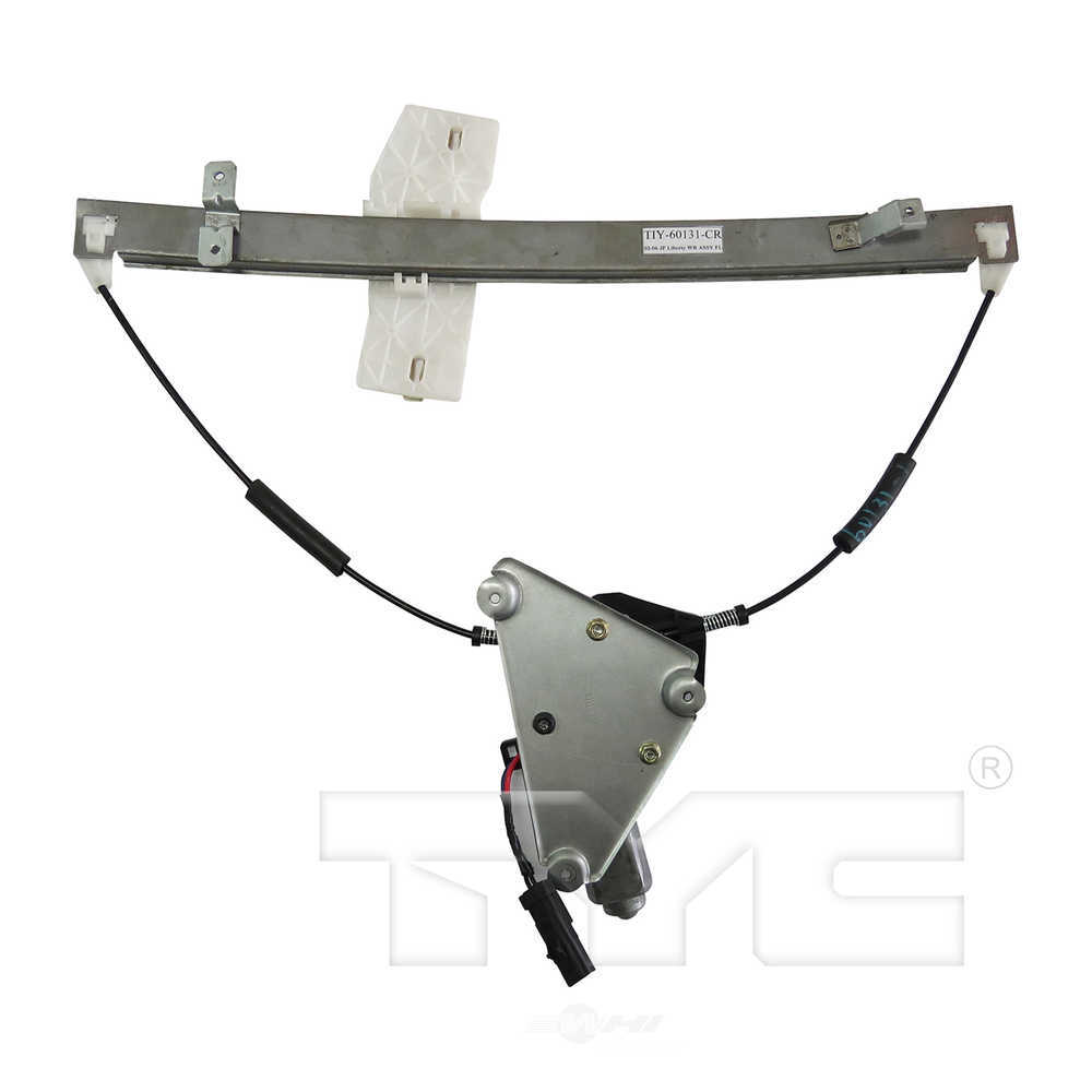 TYC - Power Window Motor And Regulator Assembly - TYC - 660524