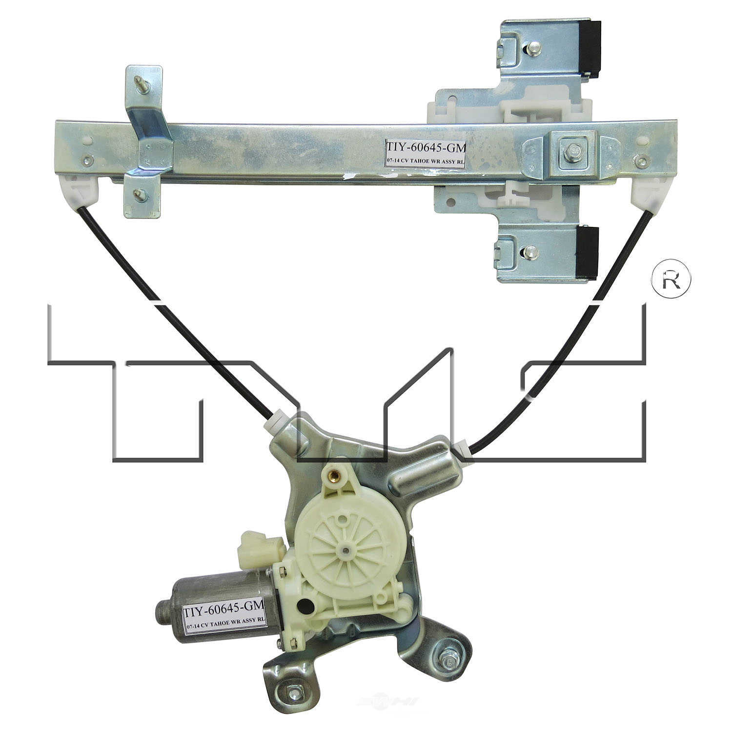 TYC - Power Window Motor And Regulator Assembly - TYC - 660534