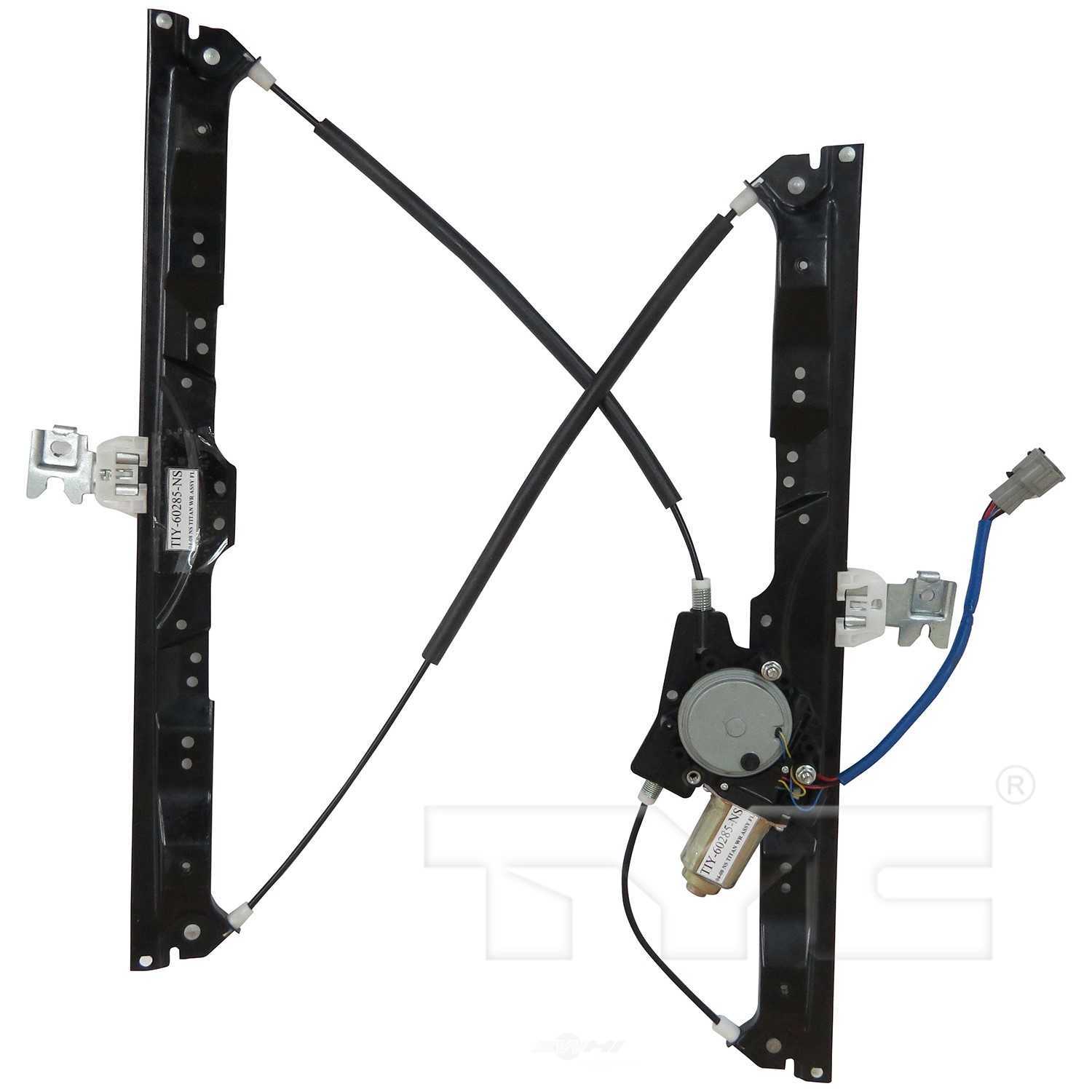 TYC - Power Window Motor And Regulator Assembly - TYC - 660538