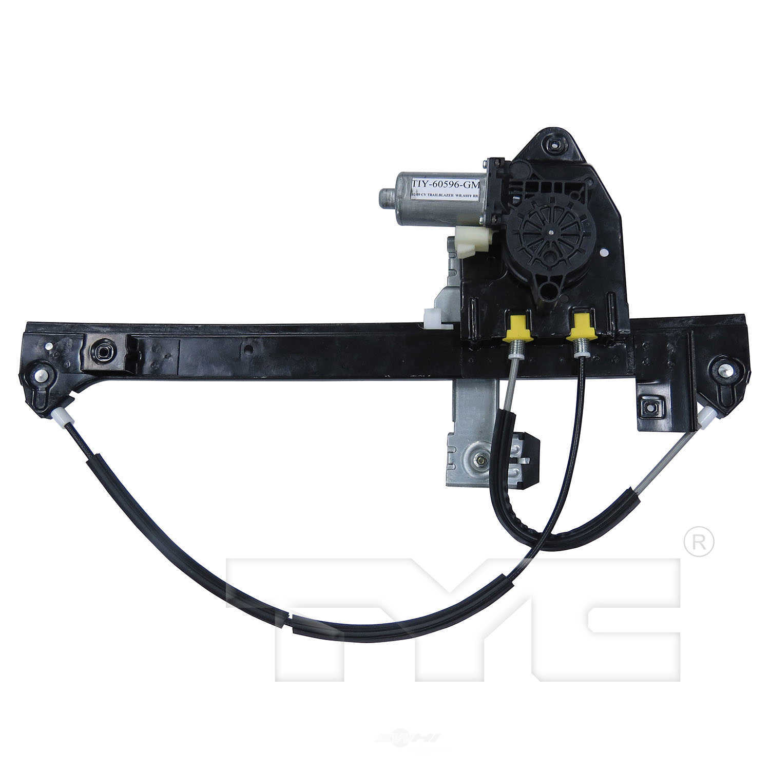 TYC - Power Window Motor And Regulator Assembly - TYC - 660563