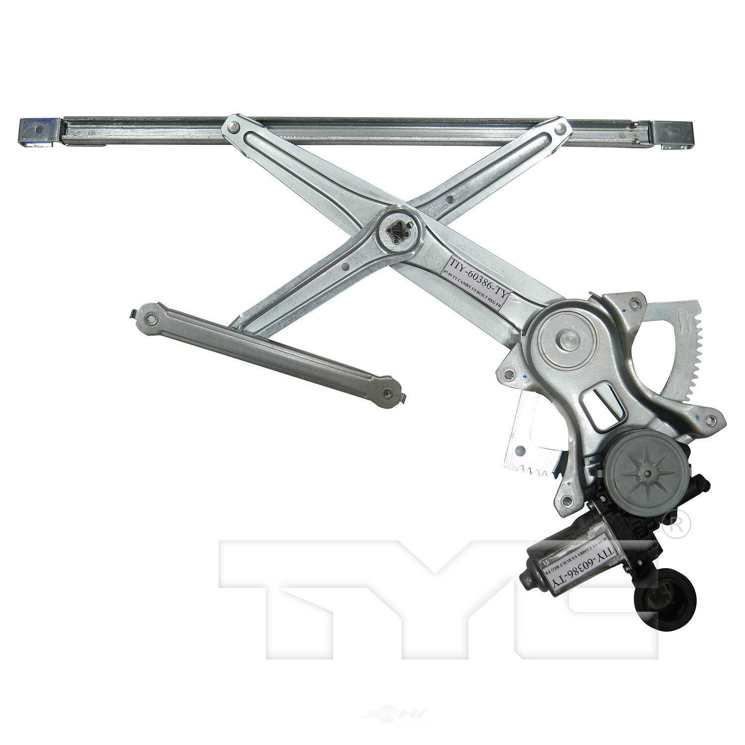 TYC - Power Window Motor And Regulator Assembly - TYC - 660569