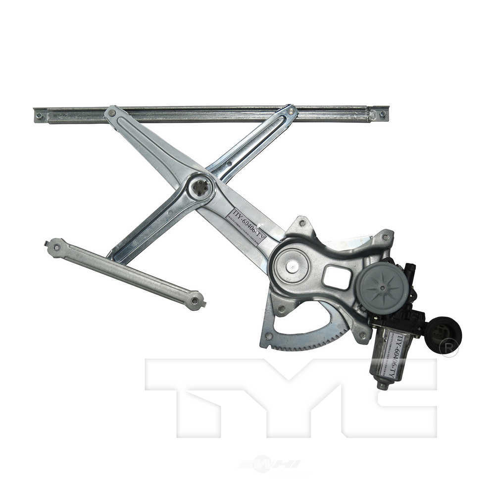 TYC - Power Window Motor And Regulator Assembly - TYC - 660573