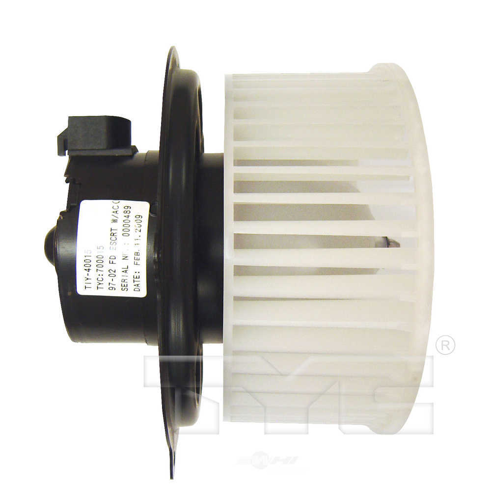 TYC - HVAC Blower Motor (Front) - TYC 700015