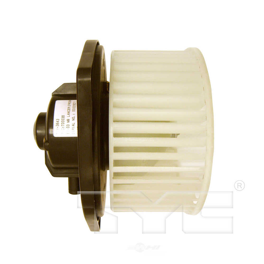TYC - HVAC Blower Motor (Front) - TYC 700038