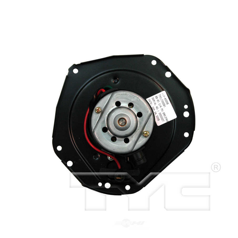 TYC - HVAC Blower Motor (Front) - TYC 700091