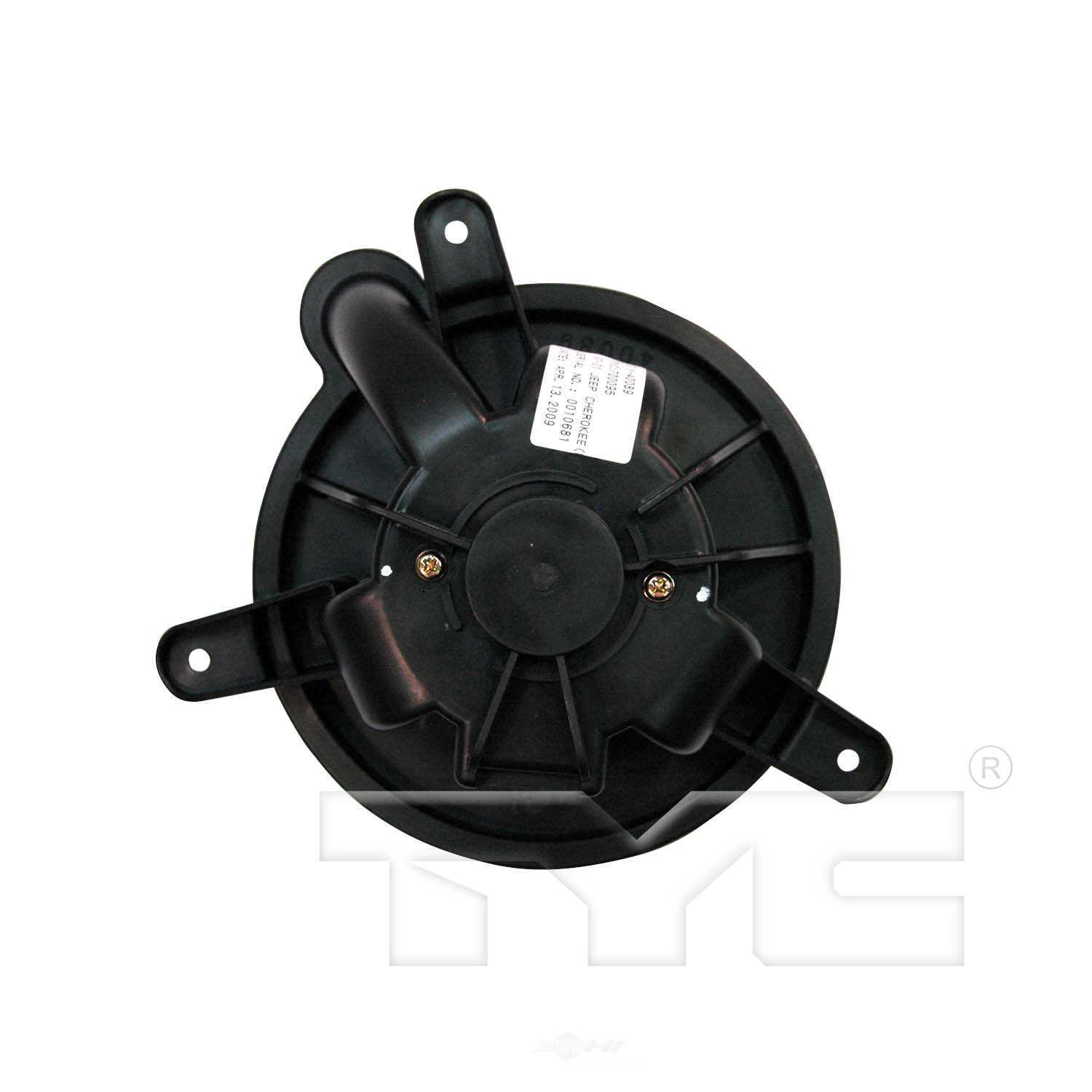TYC - HVAC Blower Motor (Front) - TYC 700095