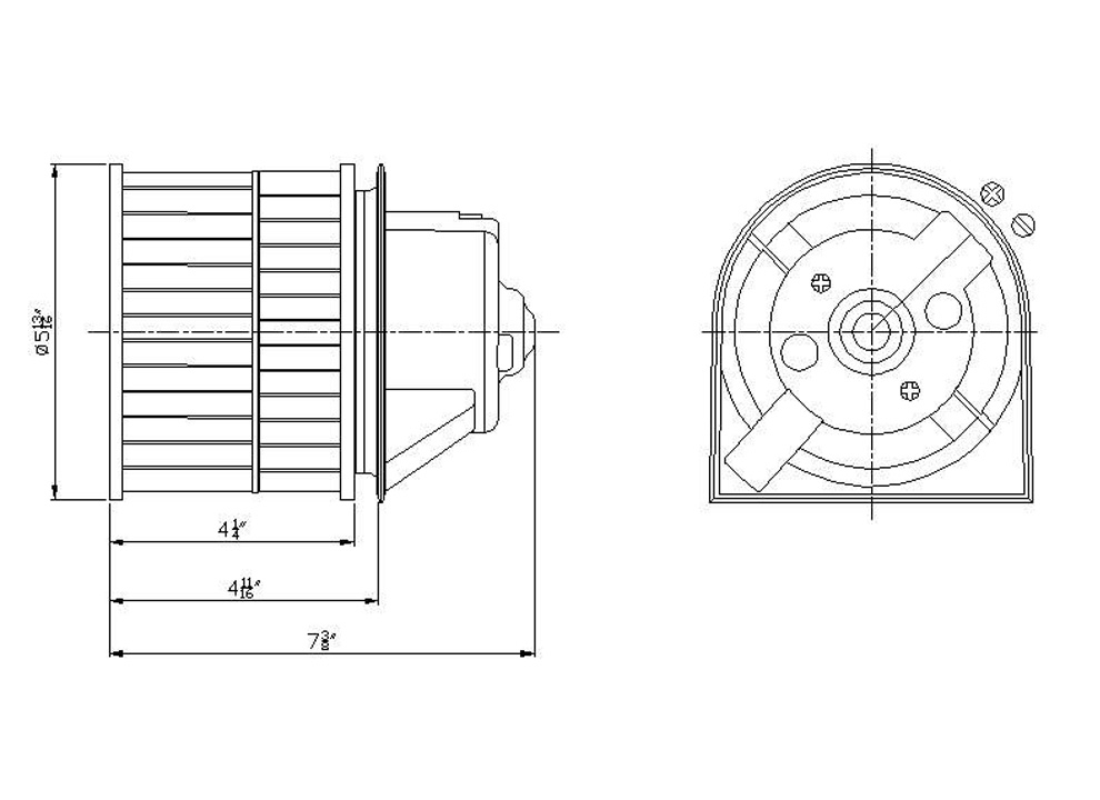 TYC - HVAC Blower Motor (Front) - TYC 700173