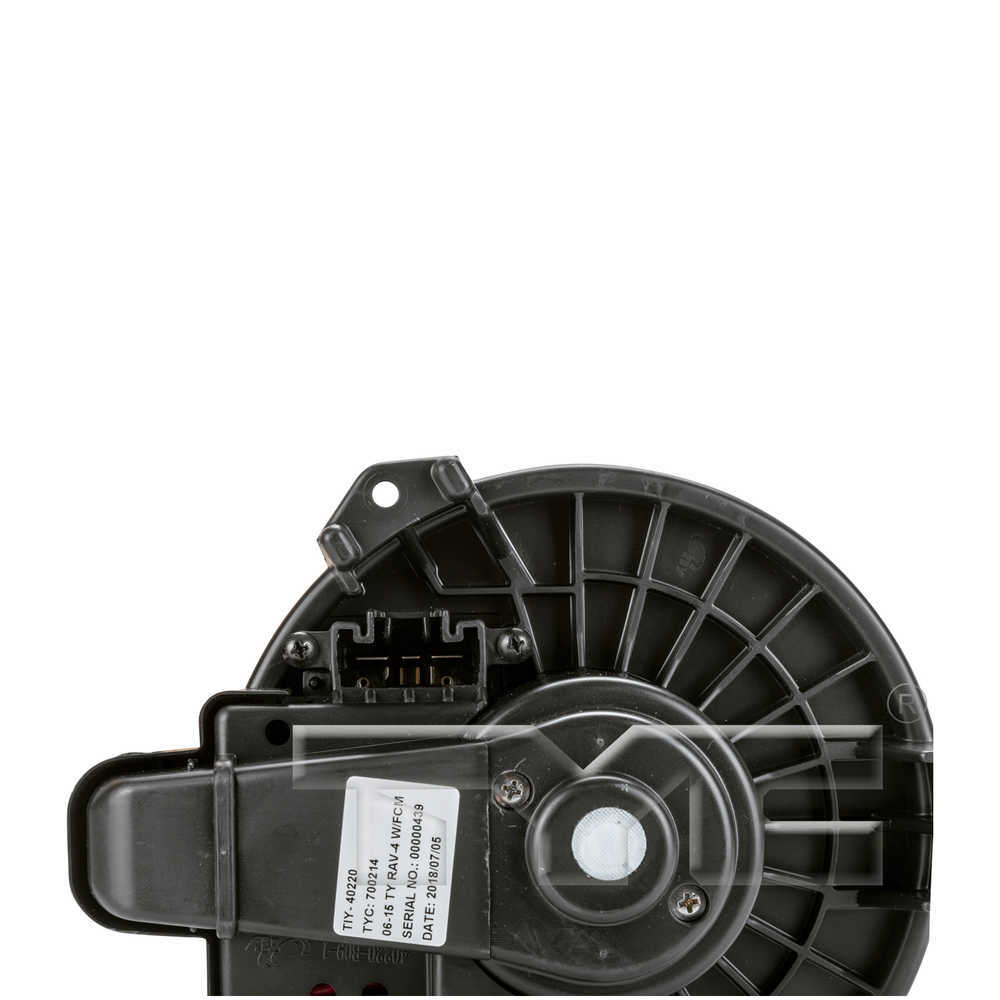 TYC - HVAC Blower Motor (Front) - TYC 700214