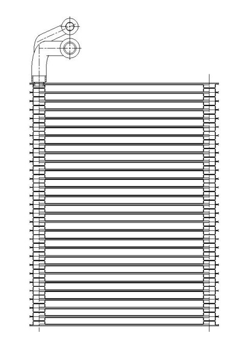 TYC - A/C Evaporator Core - TYC - 97193