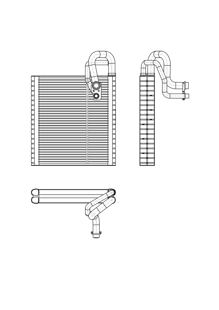 TYC - A/C Evaporator Core - TYC - 97352