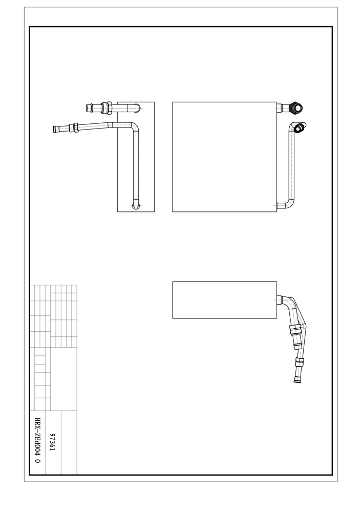TYC - A/C Evaporator Core - TYC - 97361
