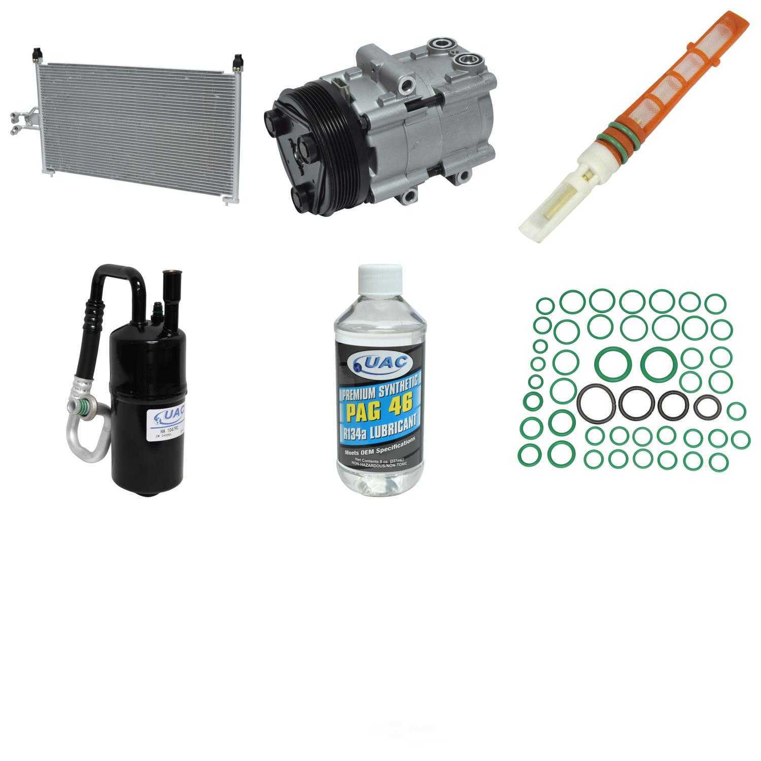 UNIVERSAL AIR CONDITIONER, INC. - Compressor-condenser Replacement Kit - UAC - kt-1521a