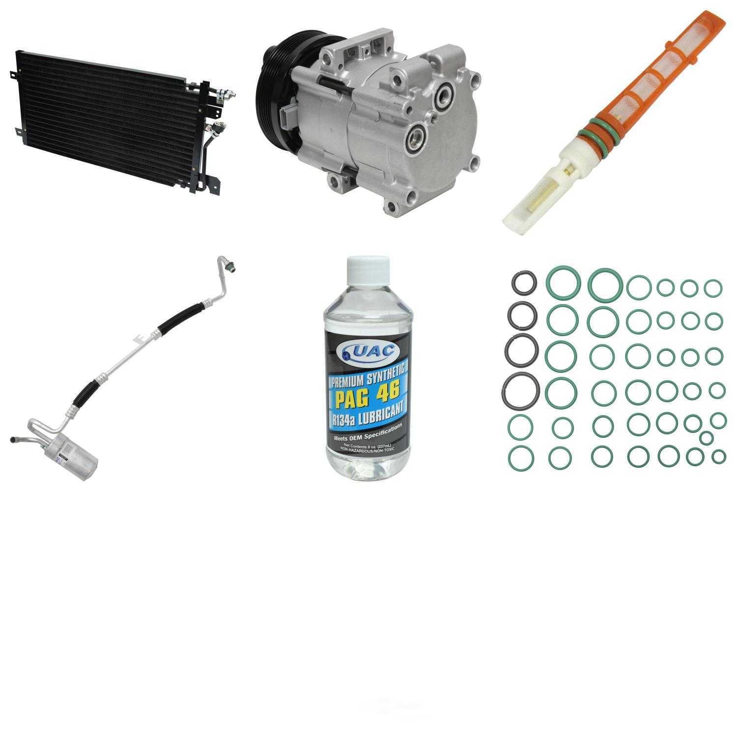 UNIVERSAL AIR CONDITIONER, INC. - Compressor-condenser Replacement Kit - UAC - kt-1529a