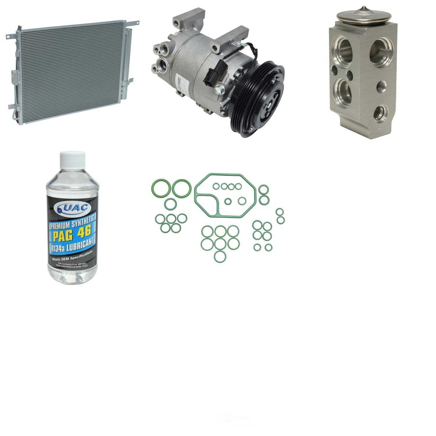 UNIVERSAL AIR CONDITIONER, INC. - Compressor-condenser Replacement Kit - UAC - kt-4840a