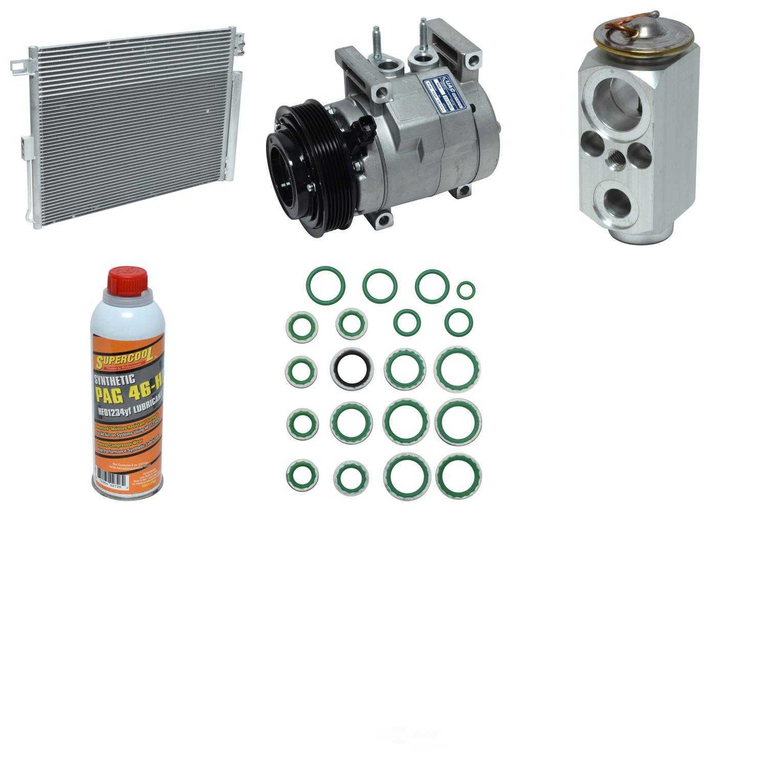 UNIVERSAL AIR CONDITIONER, INC. - Compressor-condenser Replacement Kit - UAC - kt-5757a