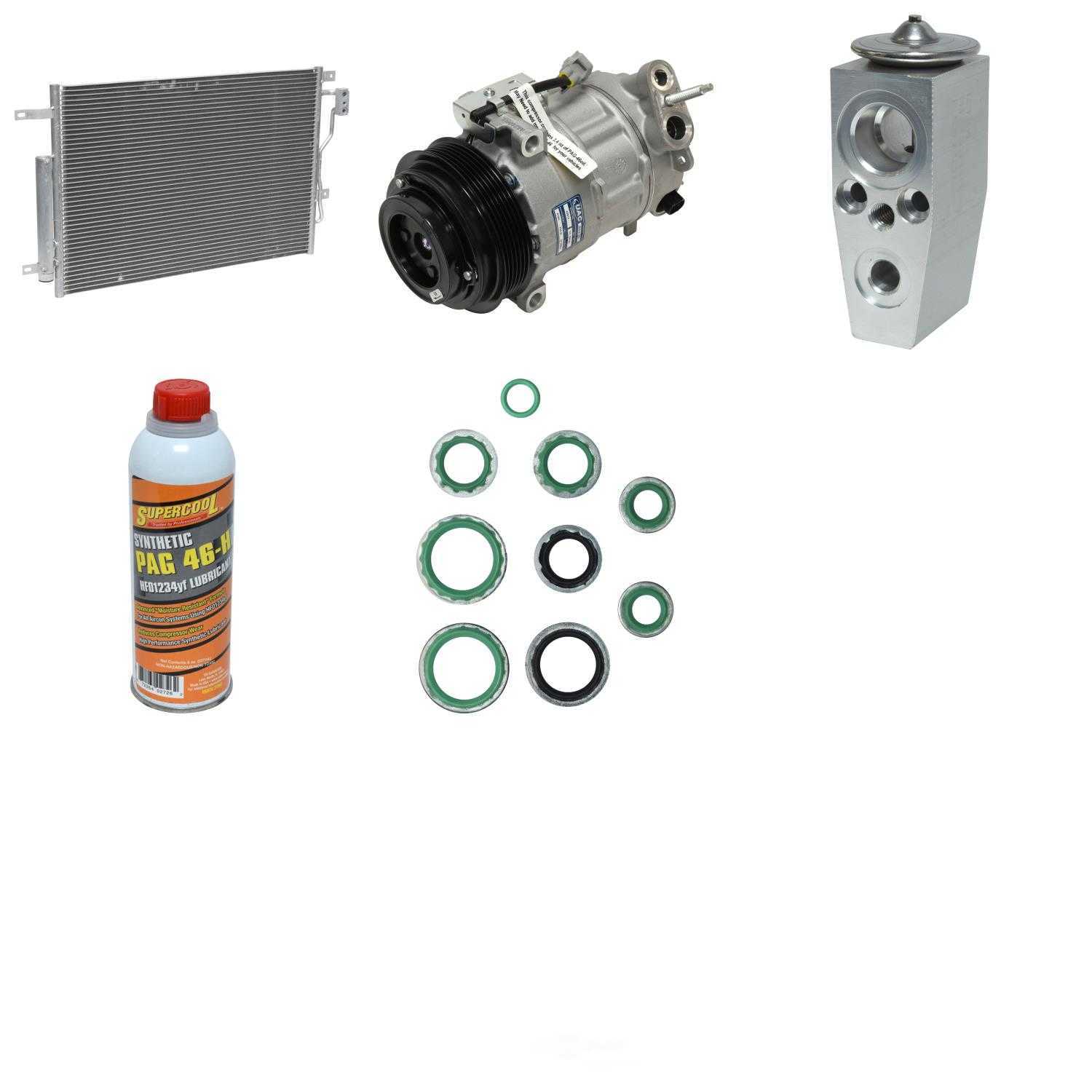 UNIVERSAL AIR CONDITIONER, INC. - Compressor-condenser Replacement Kit - UAC - kt-5765a