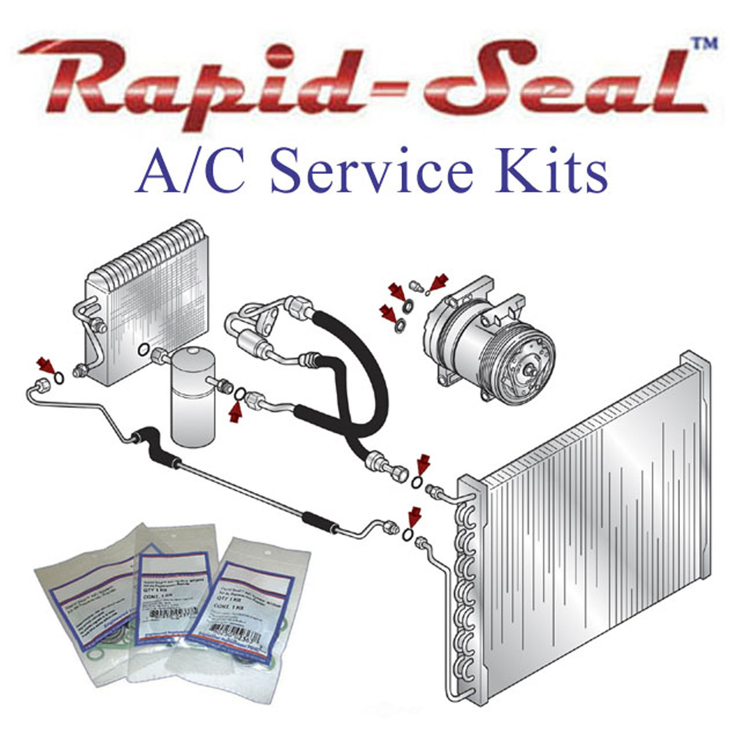 UNIVERSAL AIR CONDITIONER, INC. - Rapid Seal Oring Kit - UAC RS 2676