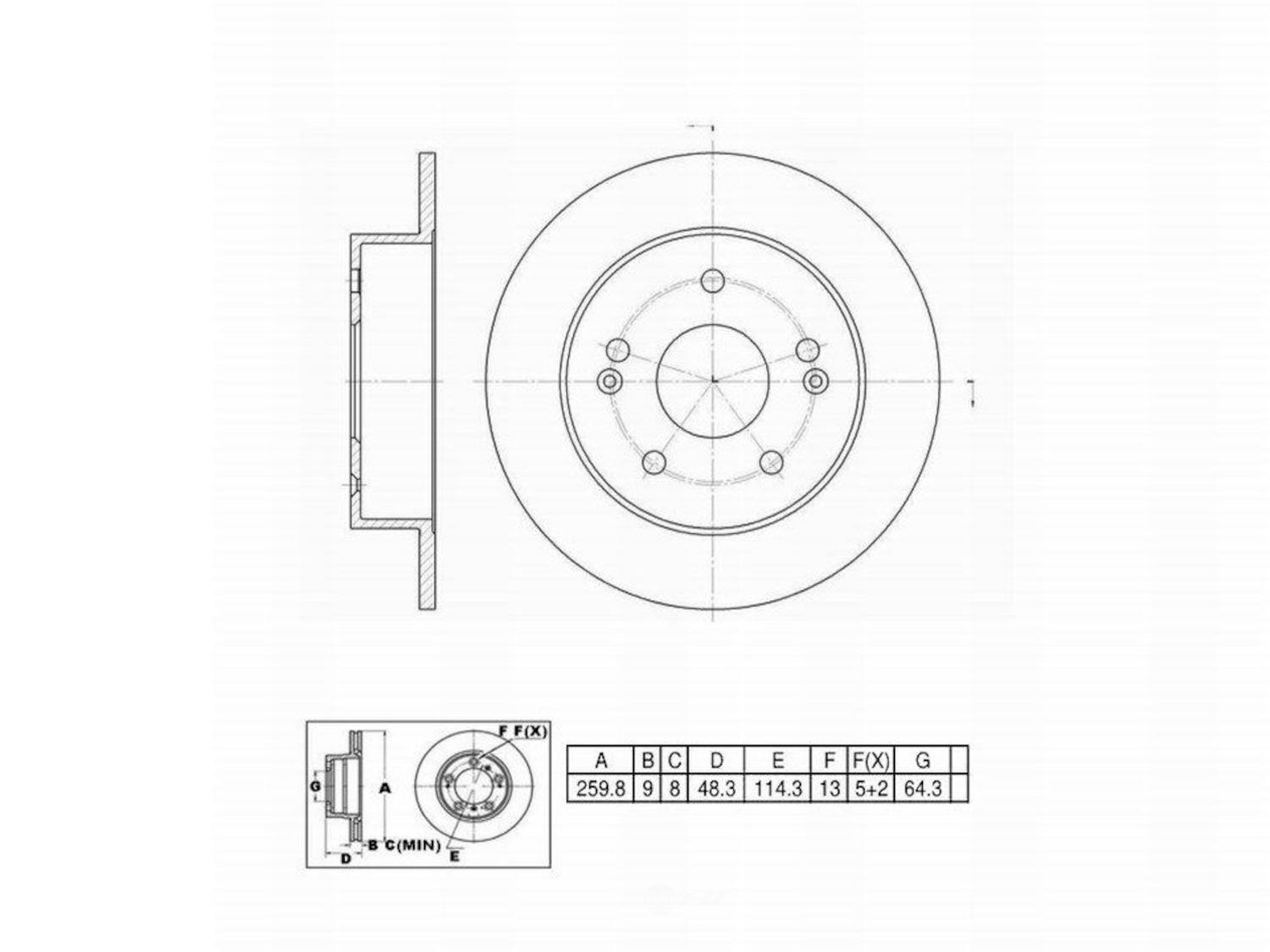 ULTRA HC - UltraHC Premium Disc Brake Rotor - UHC UR000111