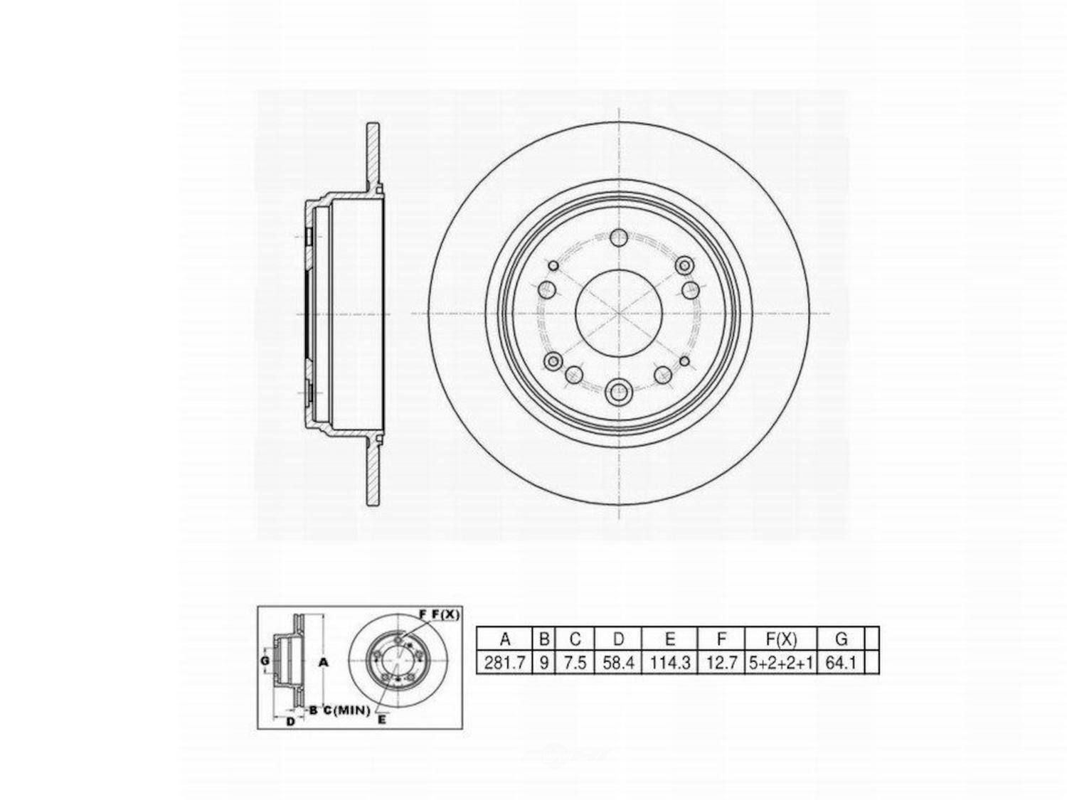 ULTRA HC - UltraHC Premium Disc Brake Rotor - UHC UR000289