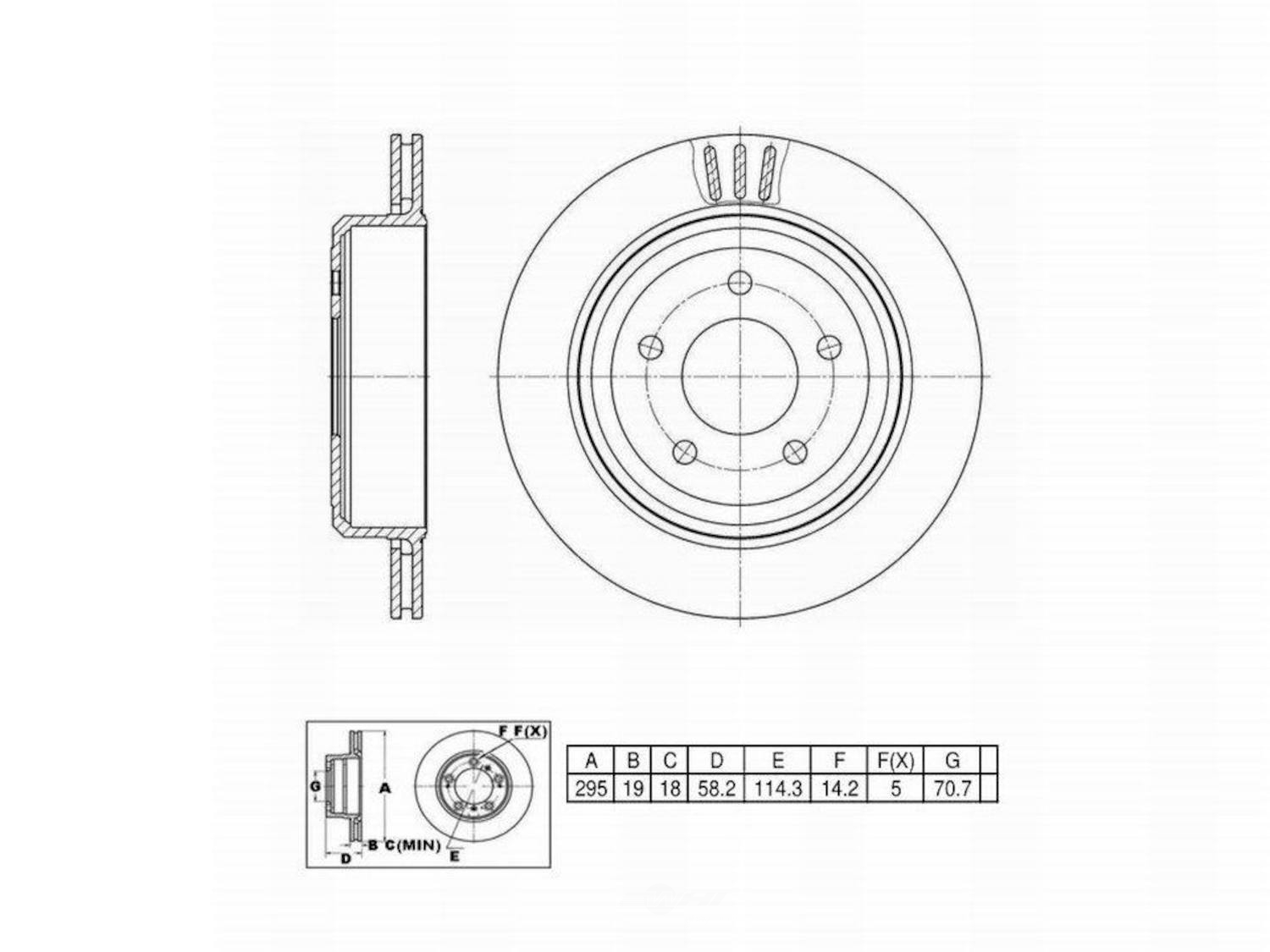 ULTRA HC - UltraHC Premium Disc Brake Rotor - UHC UR000715