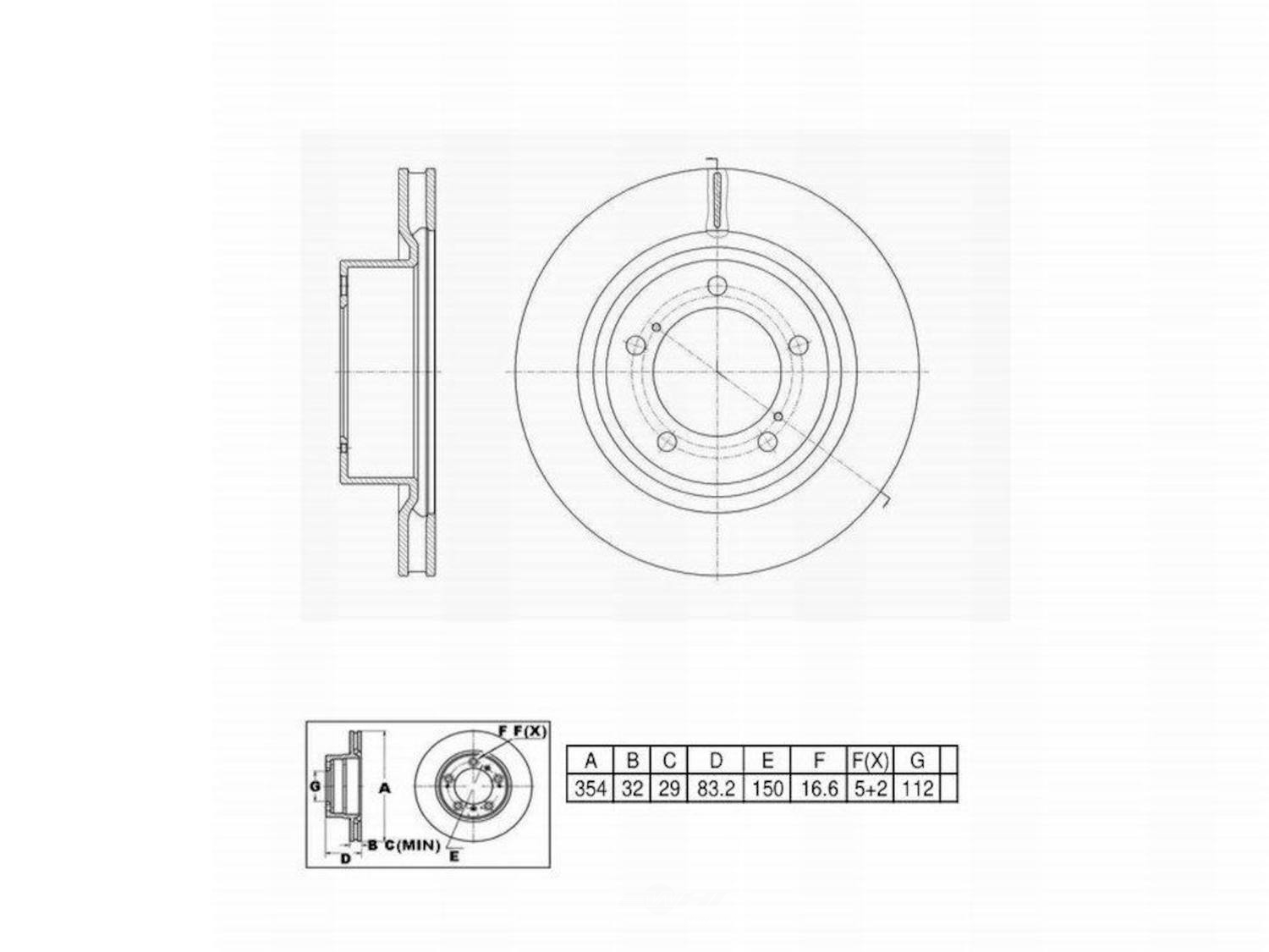ULTRA HC - UltraHC Premium Disc Brake Rotor - UHC UR001491
